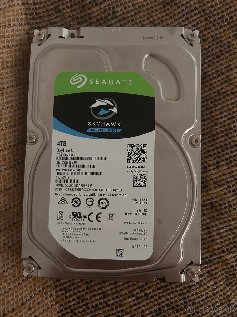 Hard Disk - Seagate Skyhawk 4TB