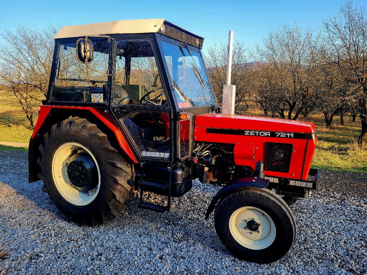 Zetor 7211 s TP a ŠPZ