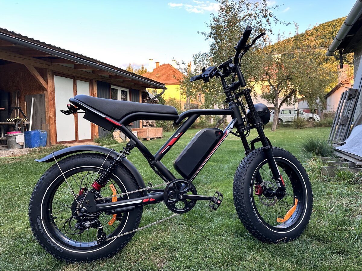 Elektrobicykel 1000W - 17.5Ah - 50km/h - Deep Black