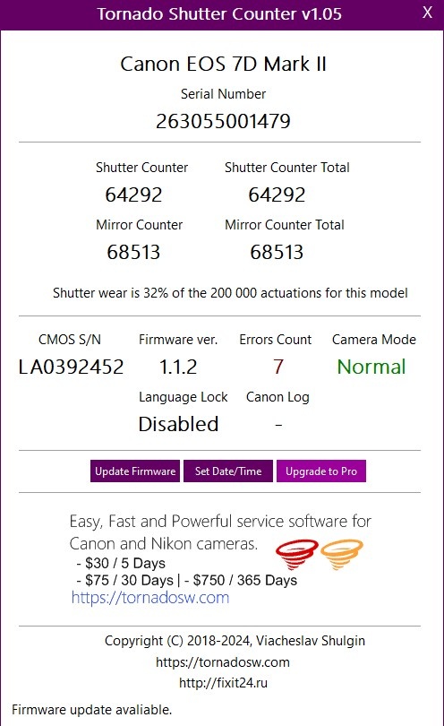 Canon EOS 7D Mark II