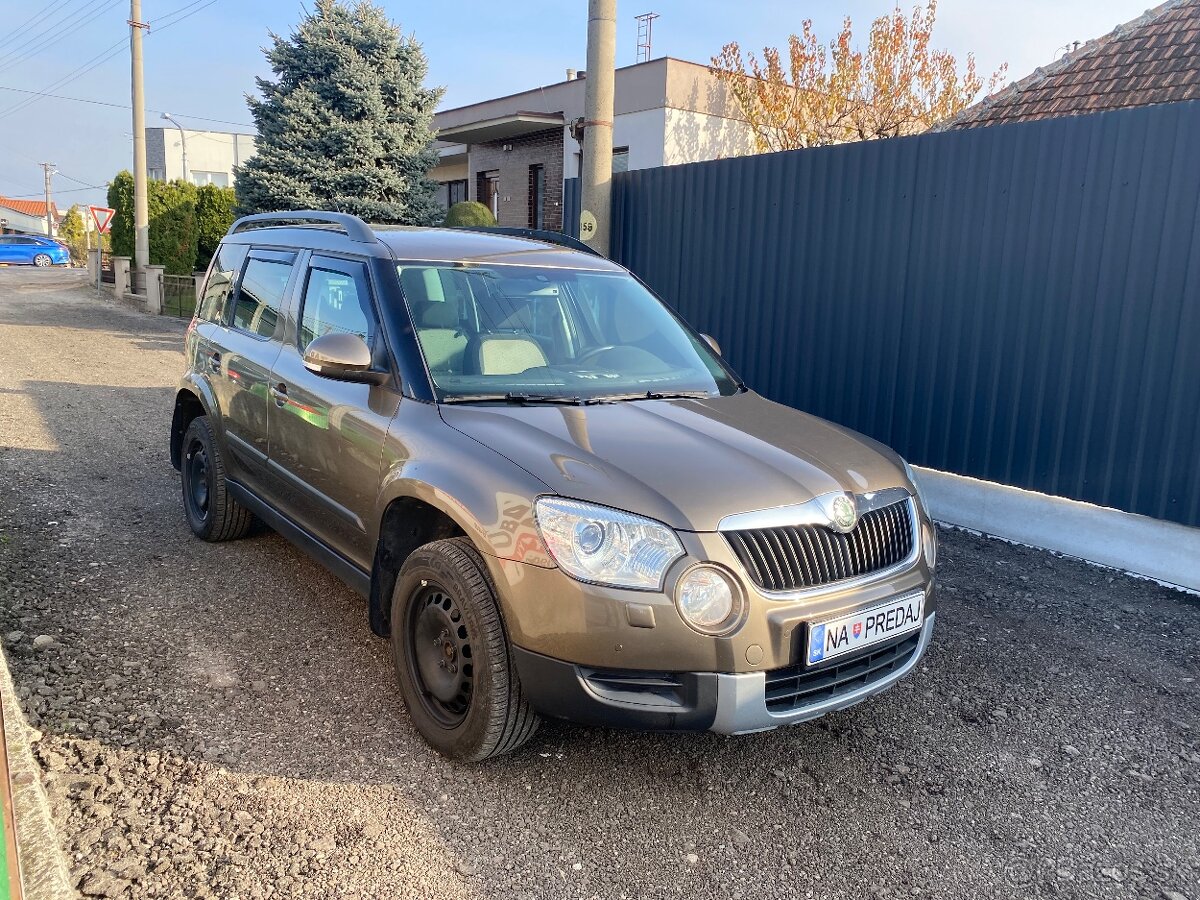 Škoda Yeti 2.0TDi 81kW 4x4, r.v.:2011, xenony, navigácia