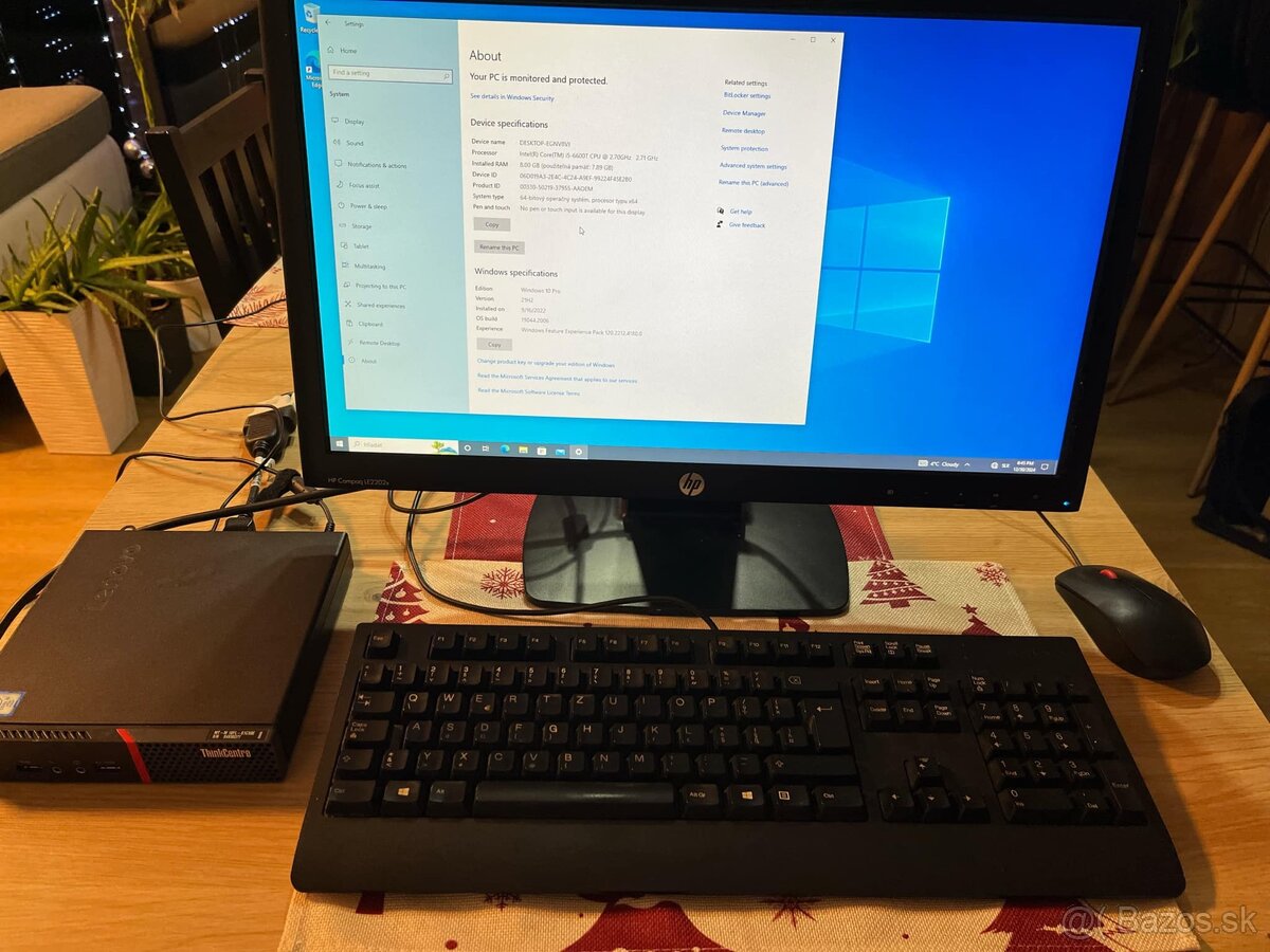 PC Lenovo ThinkCentre DESKTOP-EGNV8VJ