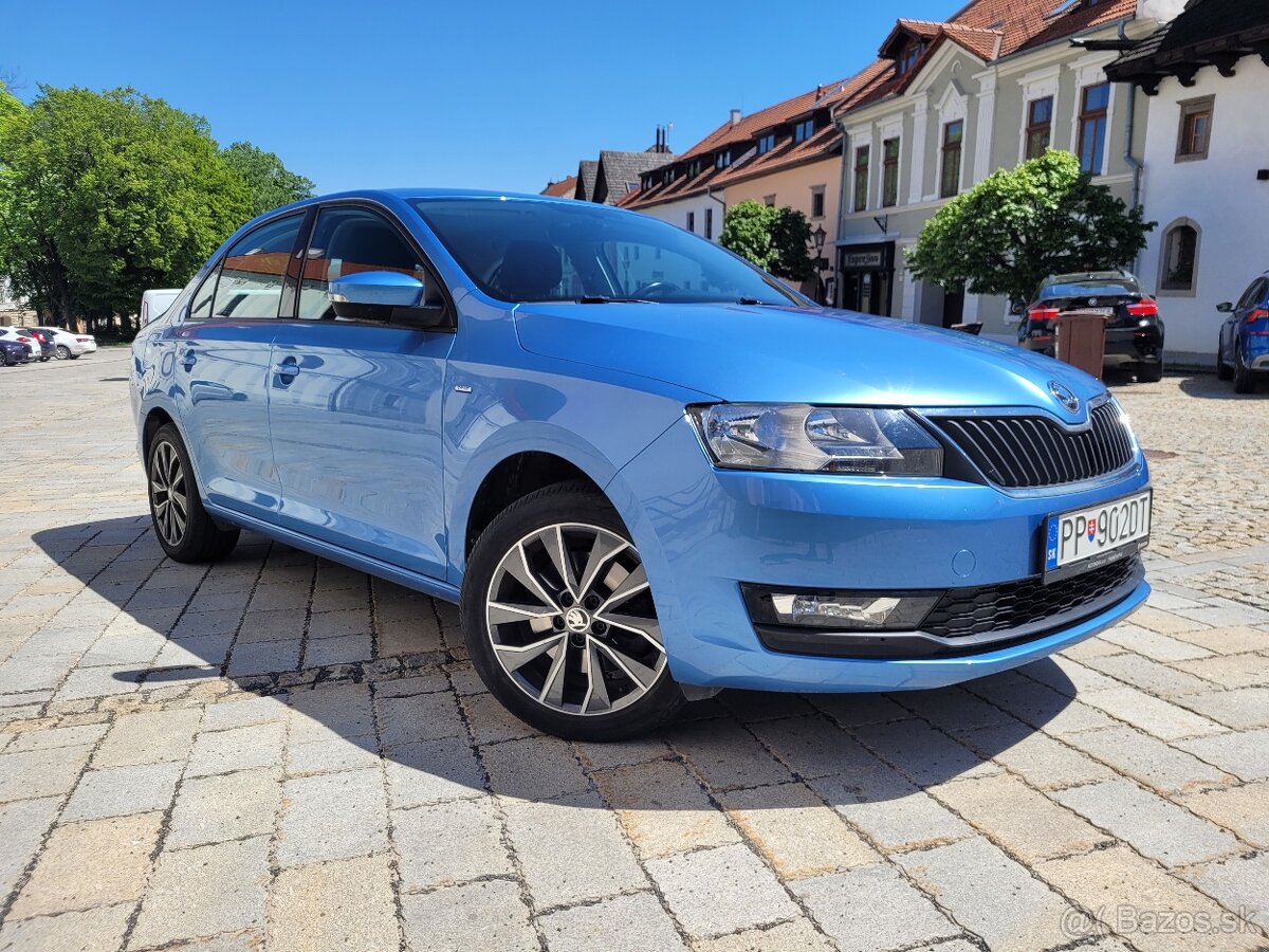 Škoda rapid 1.0 tsi modra 81 kw