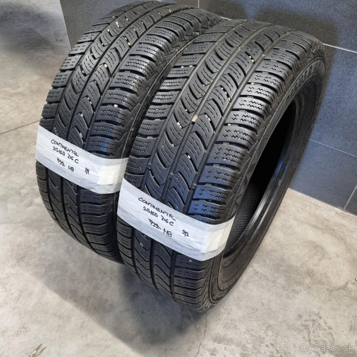 Dodávkové zimné pneu 215/65 R16C CONTINENTAL