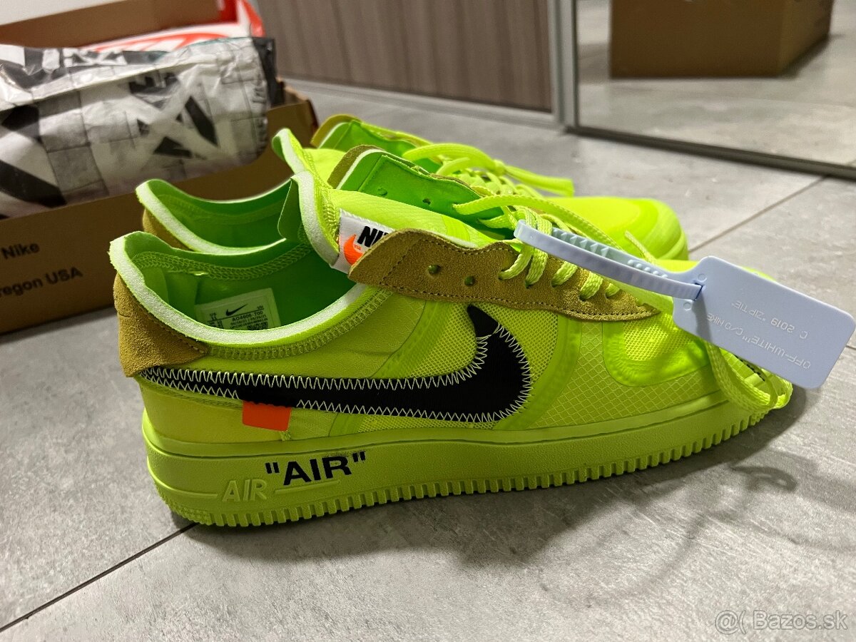 nike air force offwhite volt tenisky