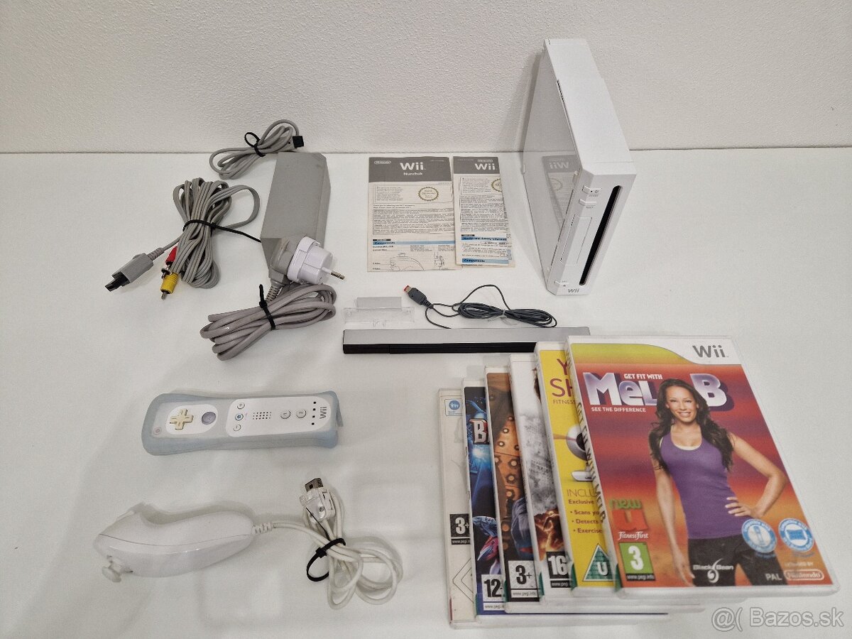 Nintendo Wii herná konzola biela