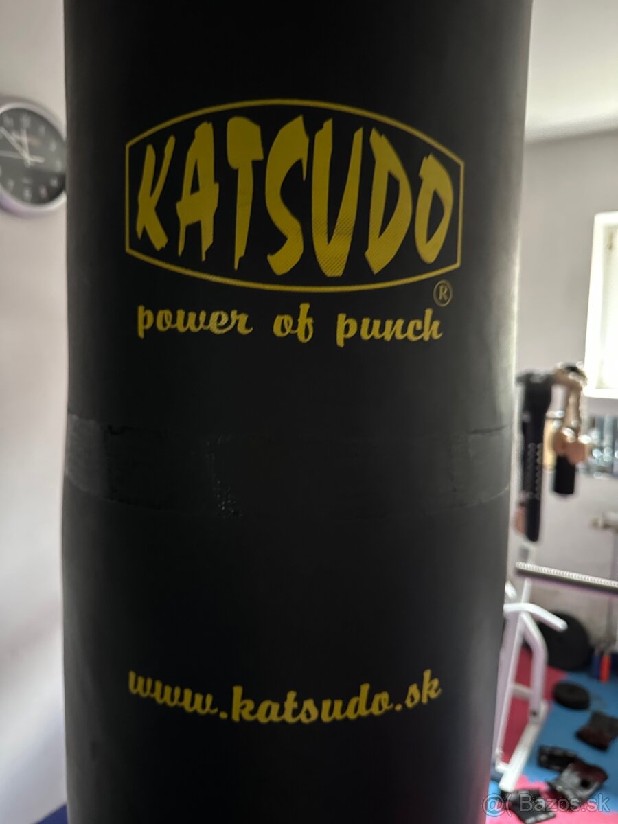 Katsudo boxovacie vrece - čierna koža