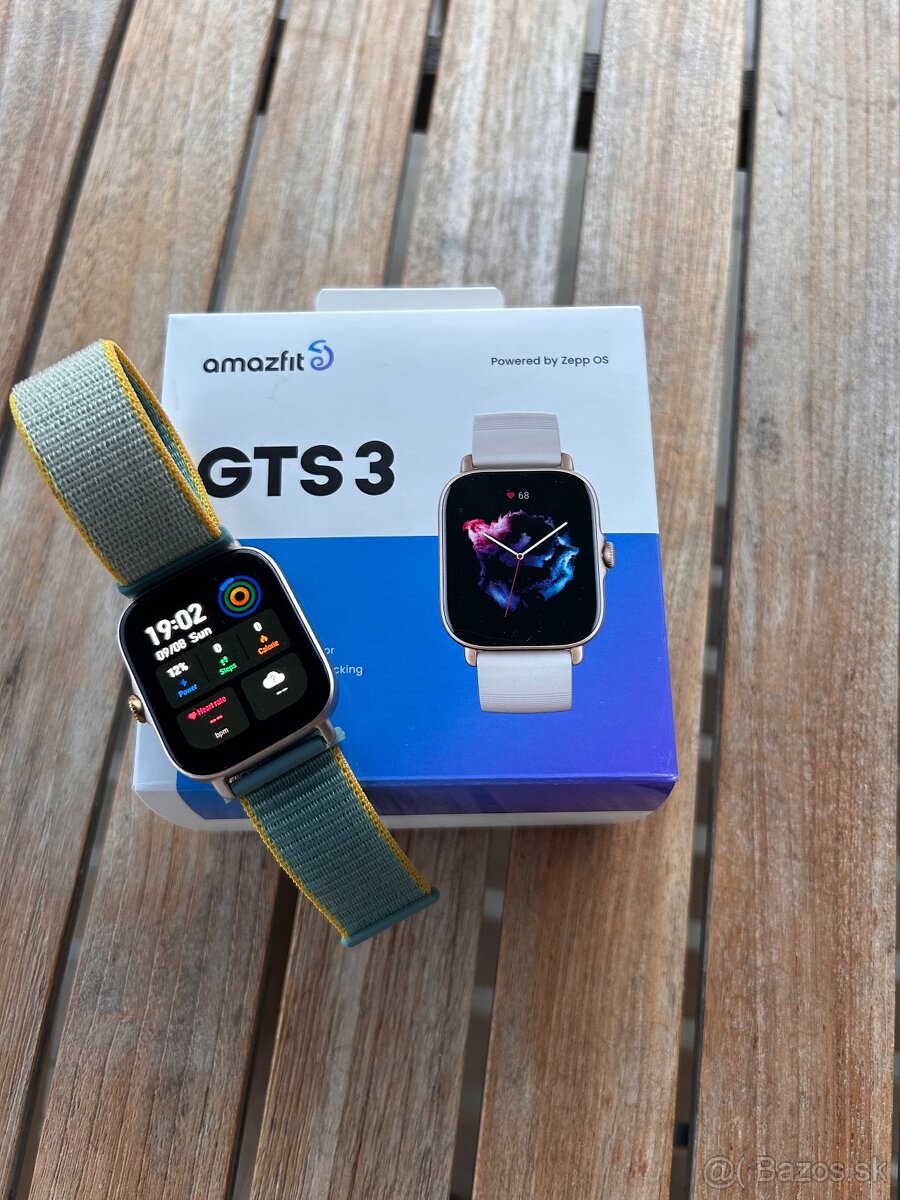 Amazfit GTS 3 Rose + 3 ďalšie náramky