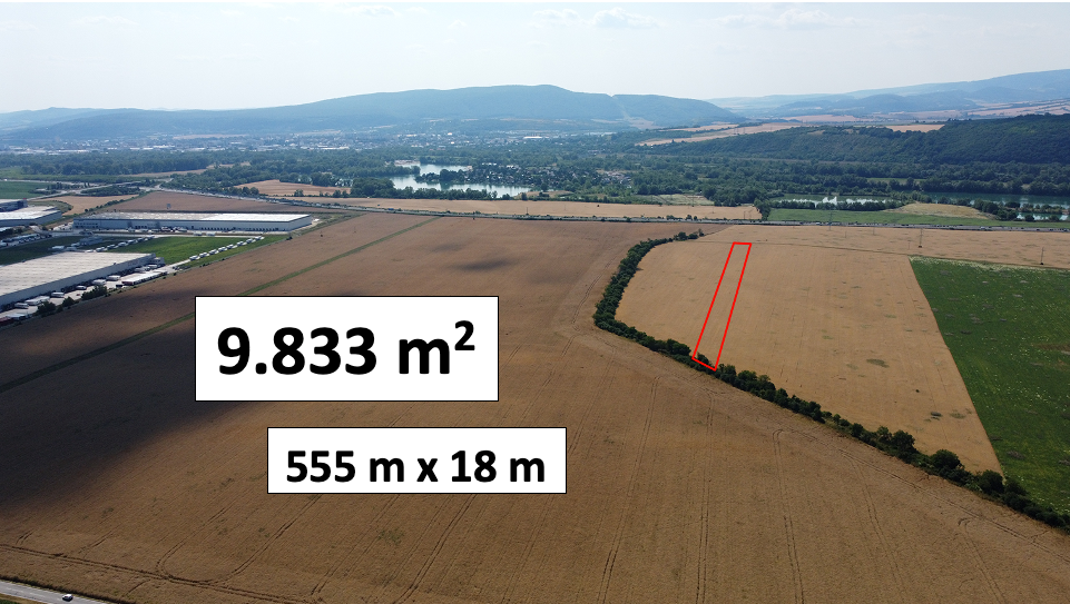 Beckov – 9.833 m2 ORNÁ PÔDA v podiele 1/1 – Predaj