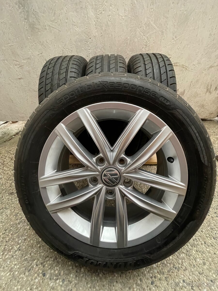 DUNLOP 205/55R16 + 5x112 VW