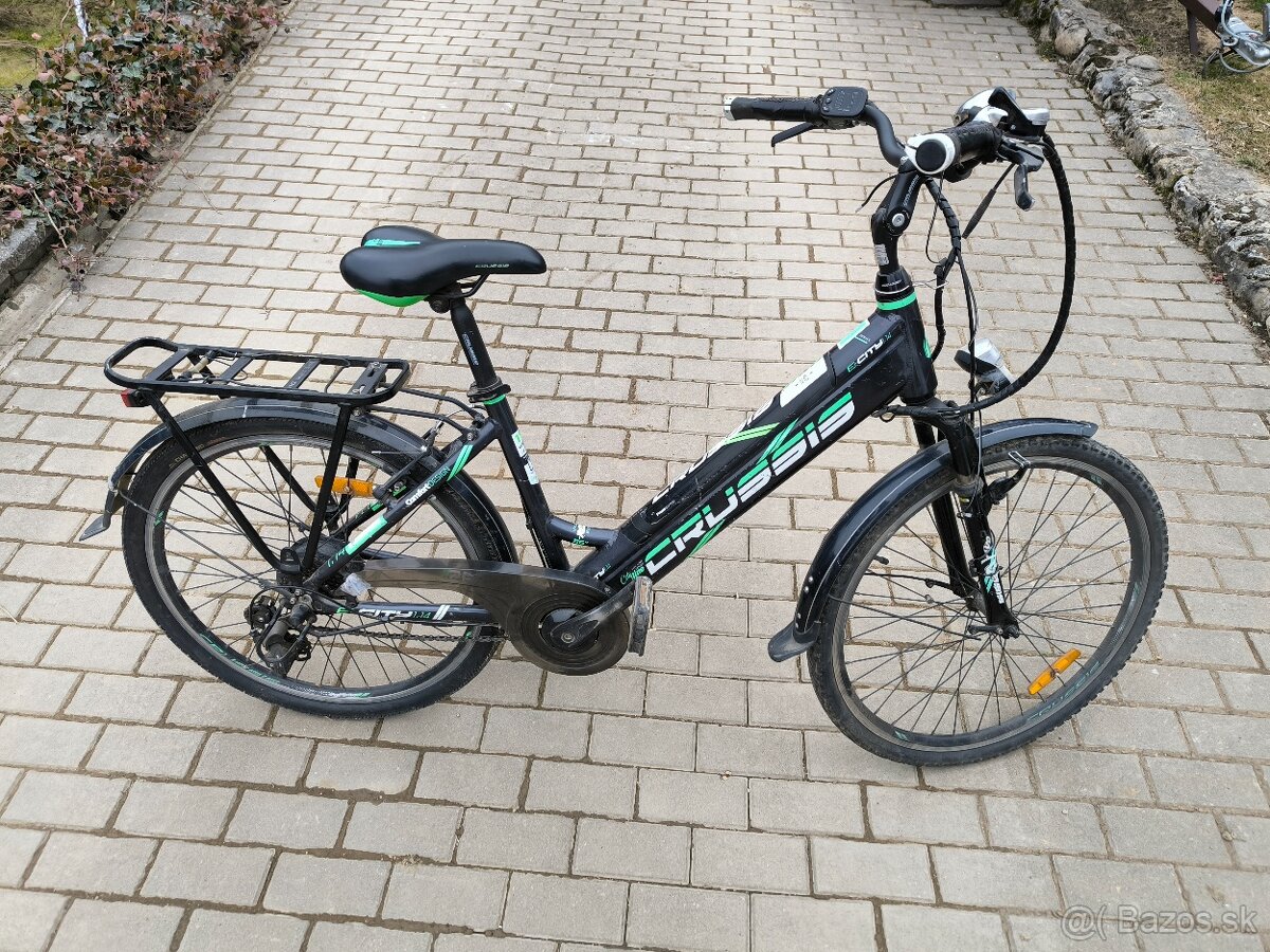 Predám elektro bicykel crussis