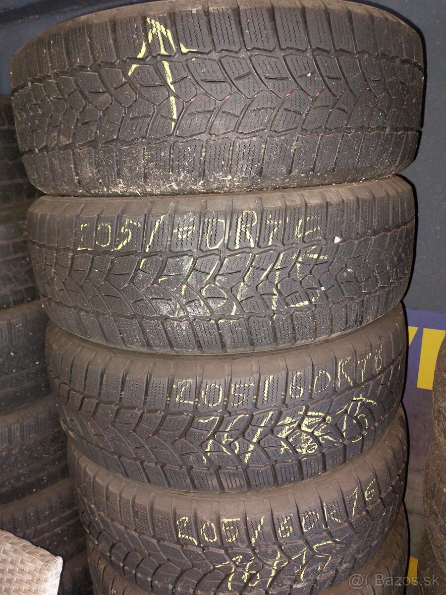 Predam zimne pneu 4x 205/60R16 Firestone