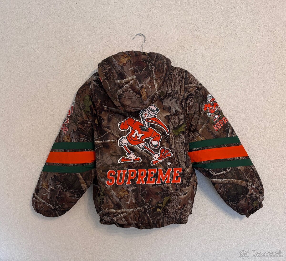 Supreme Camo NCAA Jacket