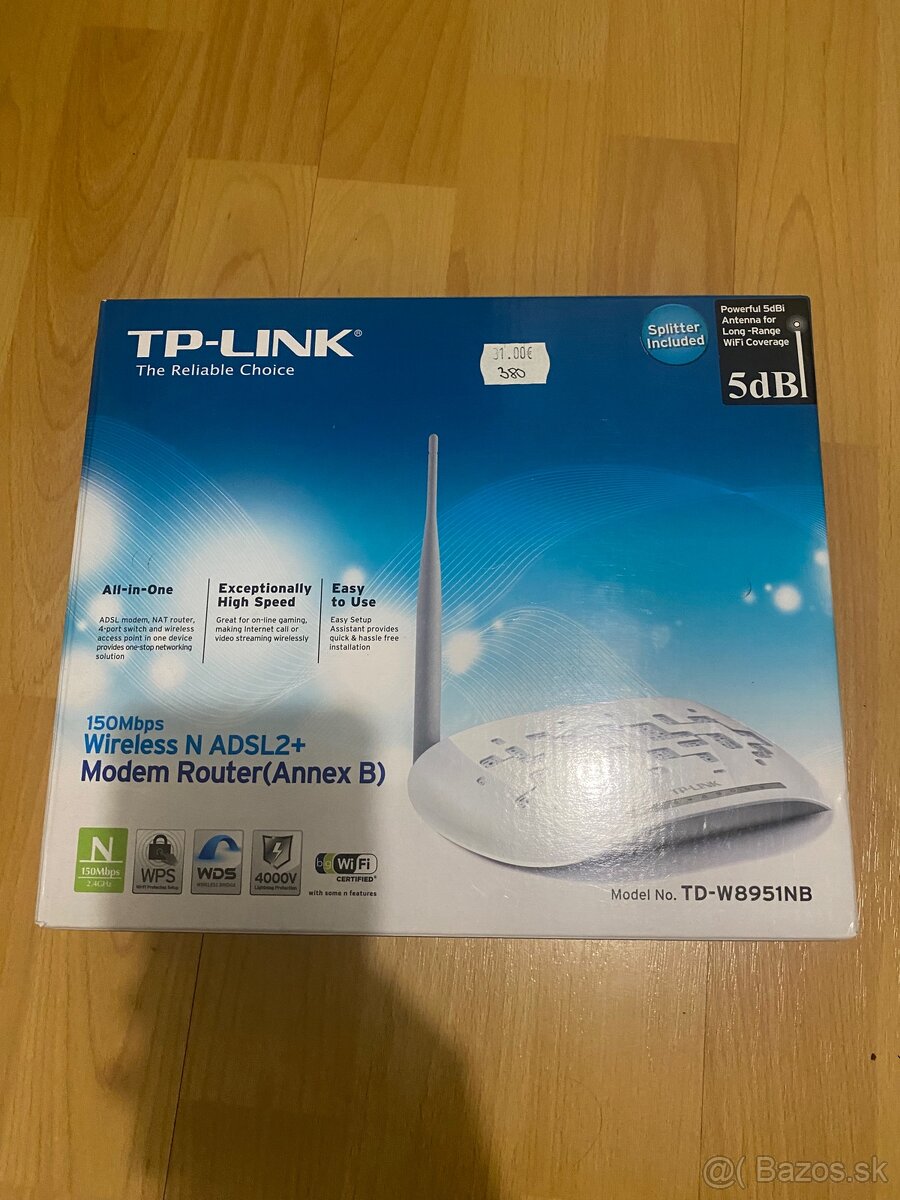 Predam Wifi router TP Link