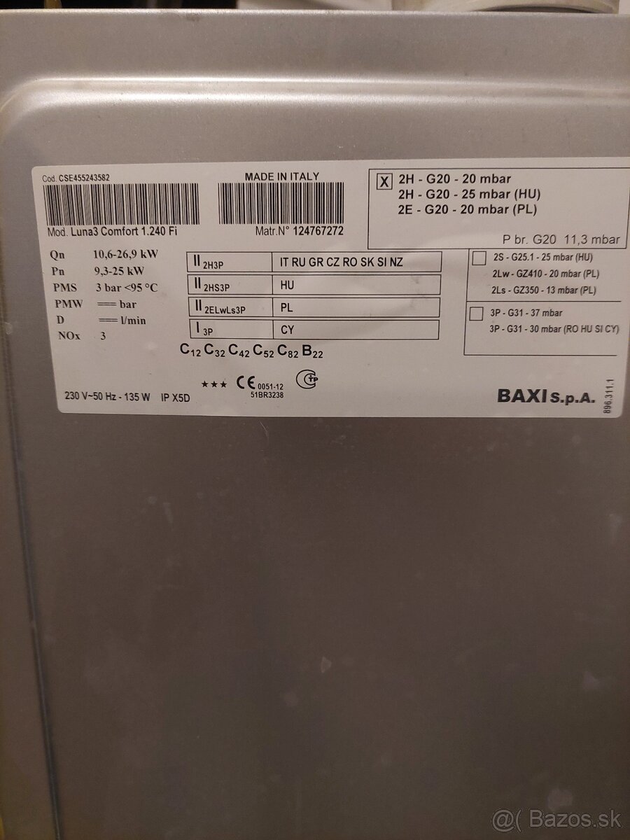 Baxi Luna 3 komfort