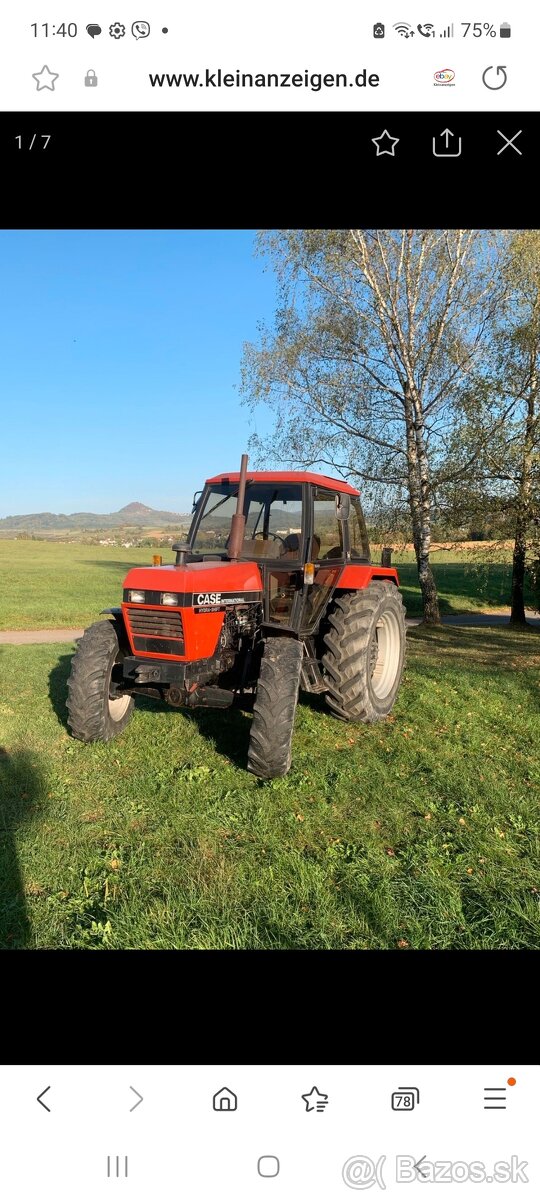 Predám Traktor 4x4 Case 1394 s nakladačom