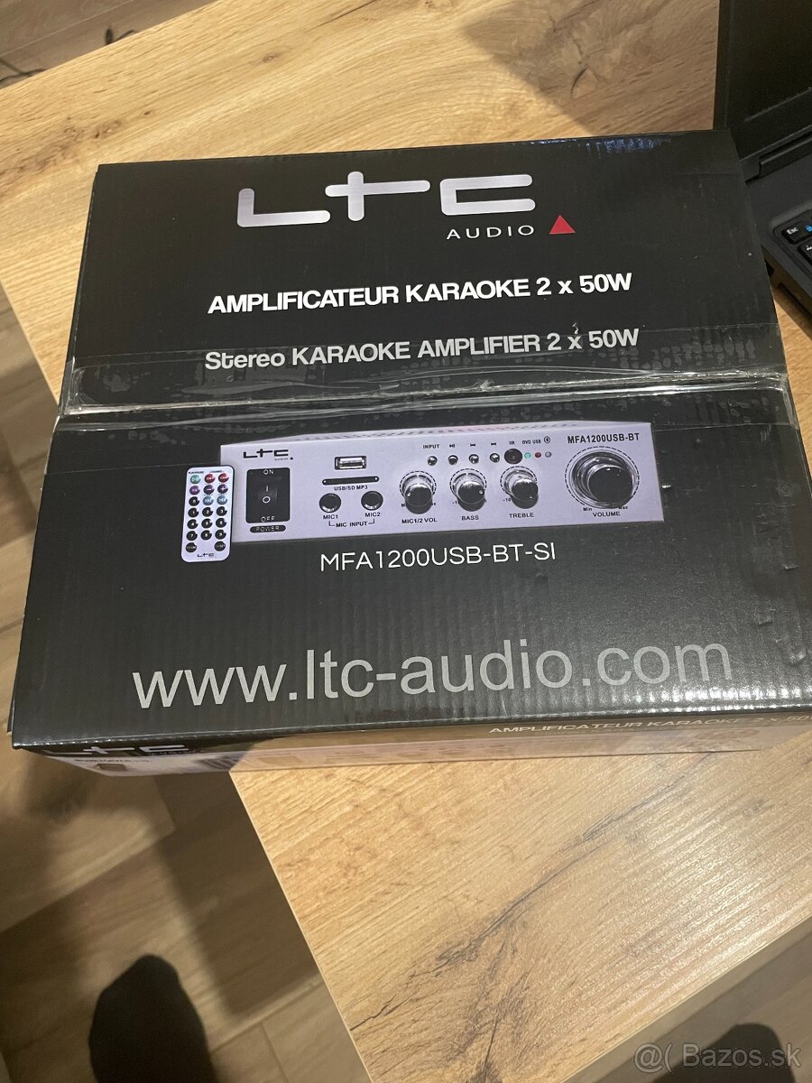 audio zosilňovač LTC AUDIO MFA1200USB-BT-BL LTC