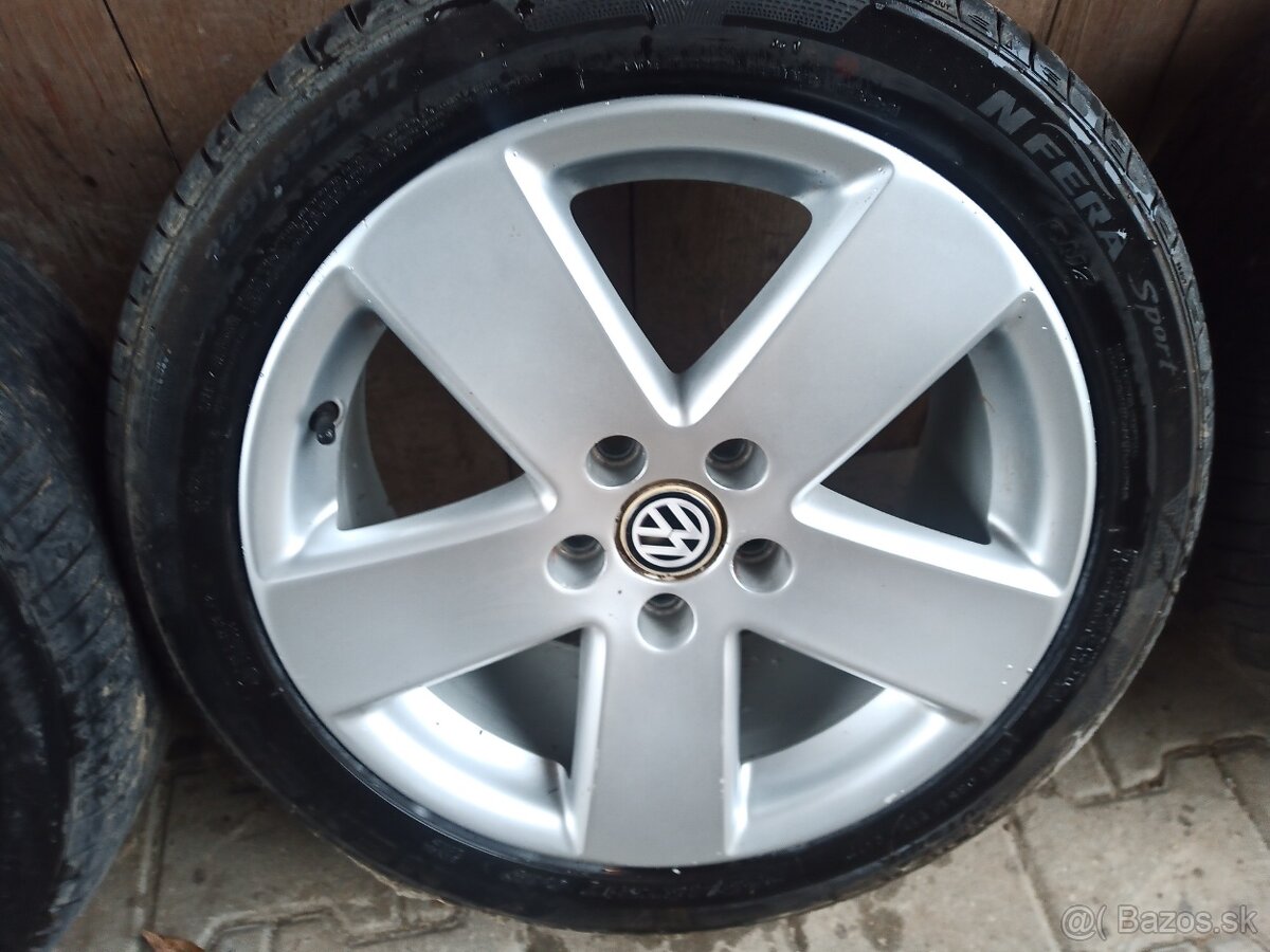 Predám originál ALU disky volkswagen R17 5x112