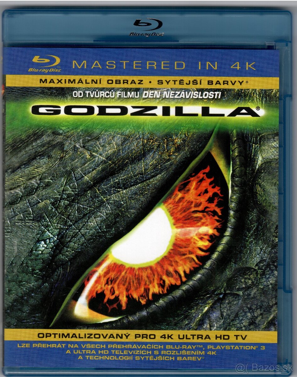 Blu-ray Godzilla (1998) - rozbalené