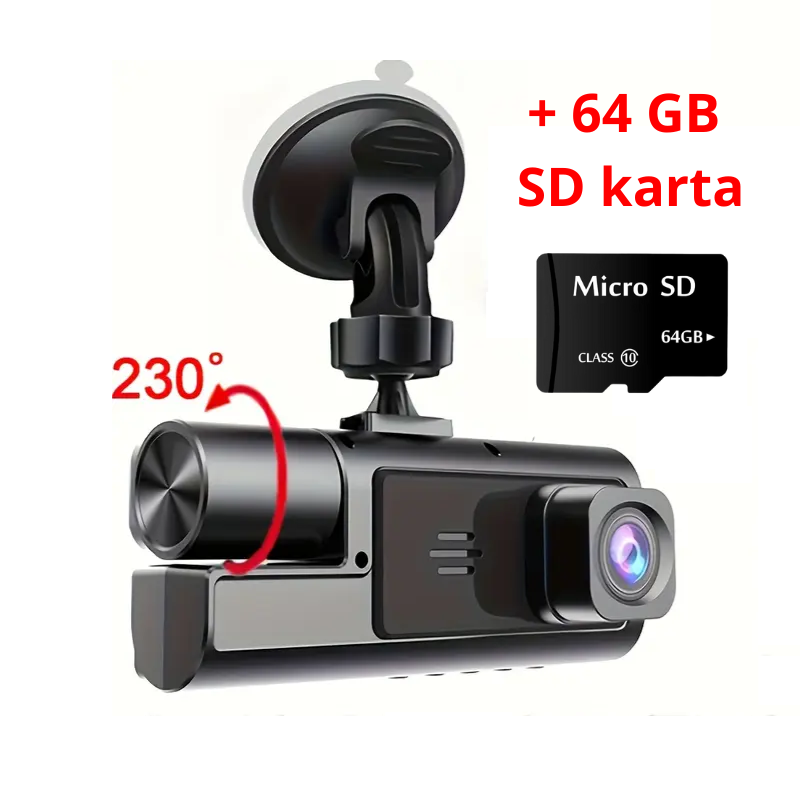 Kamera do auta + 64GB SD karta