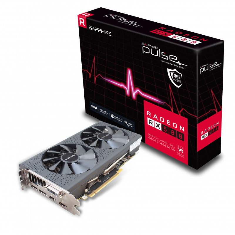 RX580 sapphire pulse 8gb (so zárukou na SK)