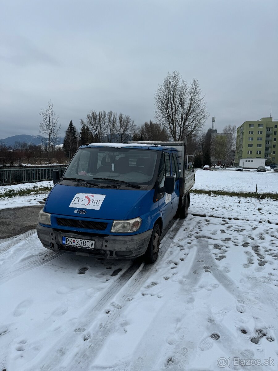 Ford transit valník  6 miestny