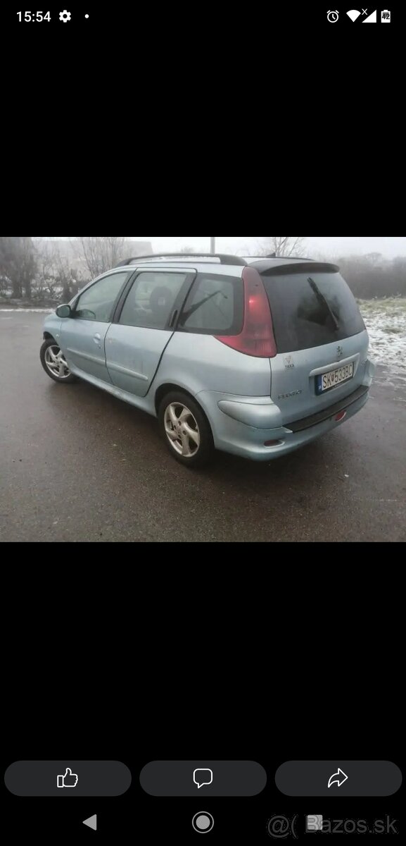 Peugeot 206,1.6hdi 80kw diesel