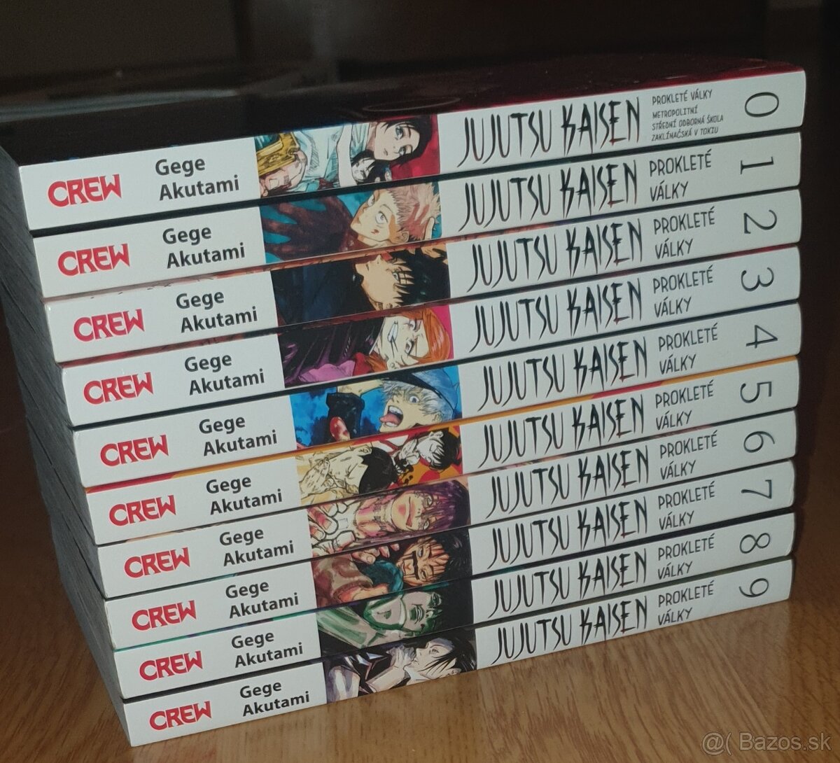 Jujutsu Kaisen Manga vol. 0-9 CZ