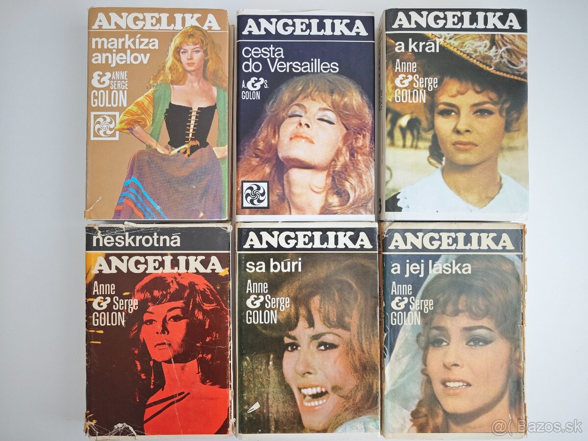 Angelika (6 kníh - 1. vydanie) za 4€