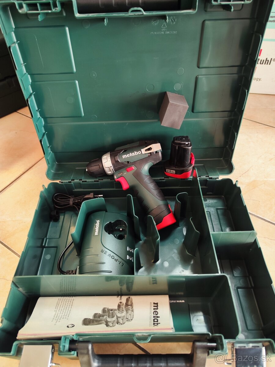 Predam novy aku skrutkovač METABO PowerMaxx BS BASIC.