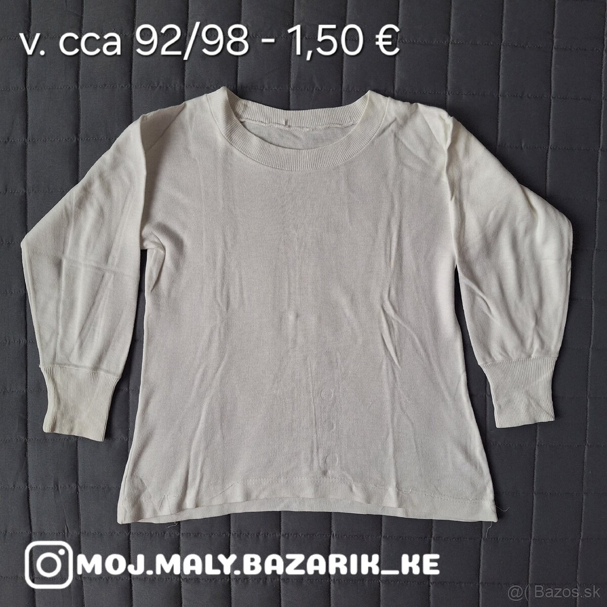 TRIČKO/NÁTELNÍK (cca 92/98) 1,50 €