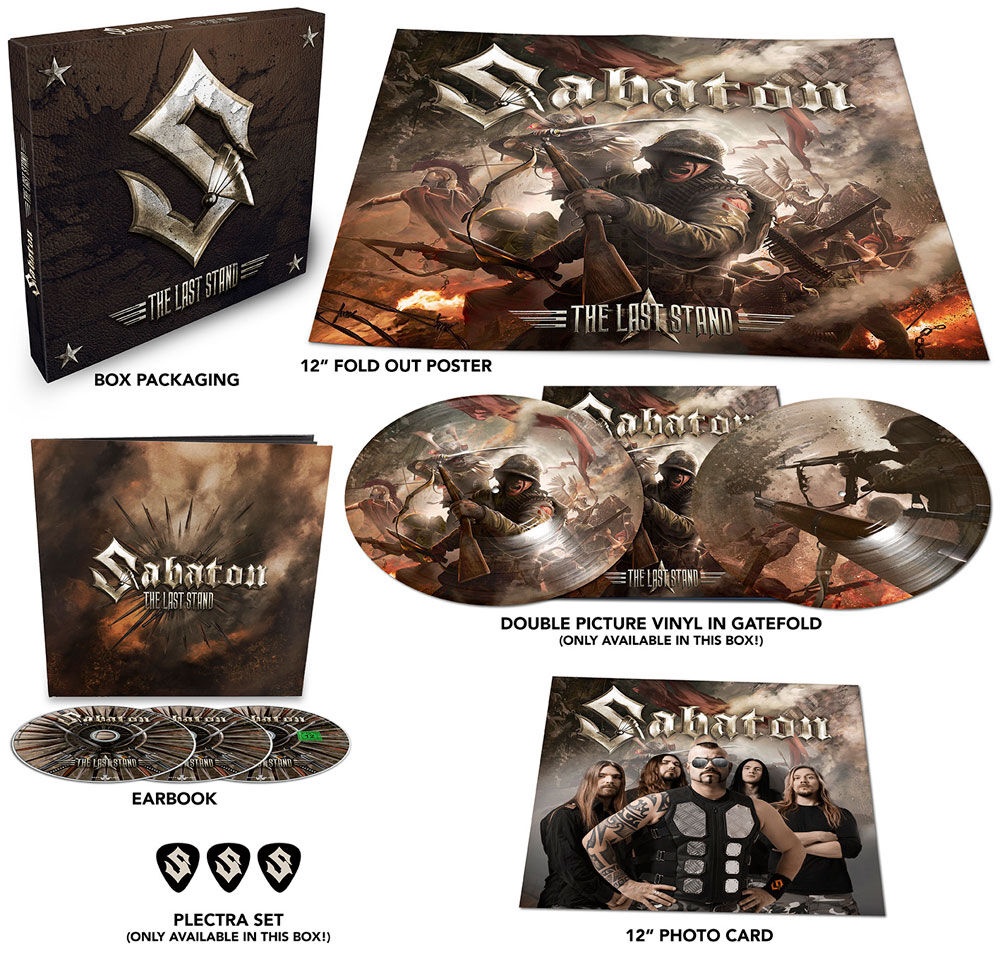 SABATON BOX,POKOLGÉP,OSSIAN CD