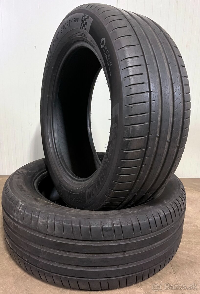 Predam 2x letne pneumatiky 255/55R19 MICHELIN