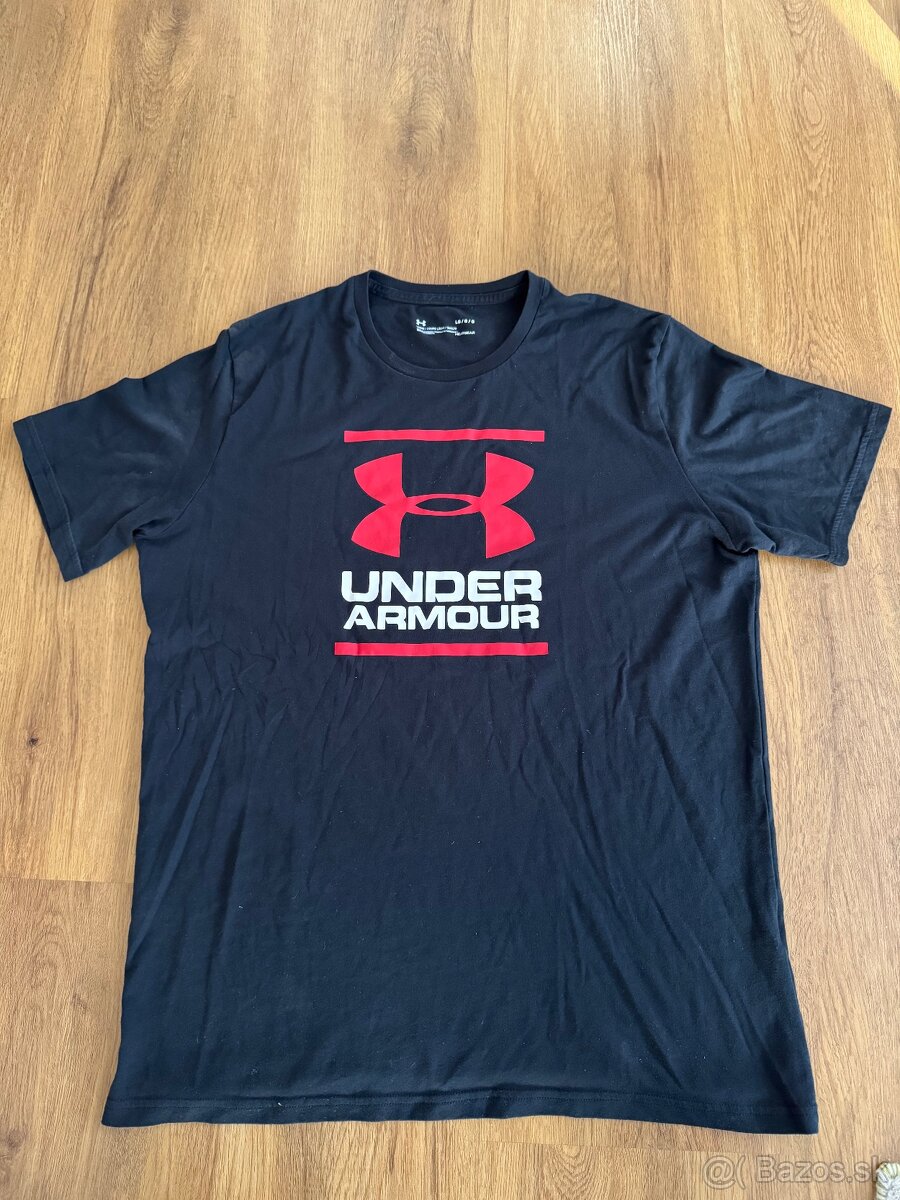 Čierne športové tričko Under Armour