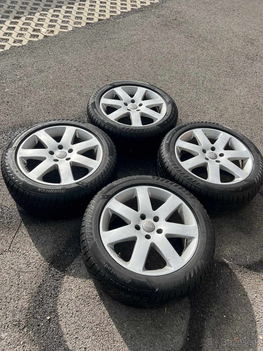 Disky Audi R17 5x112 + Zimne pneu