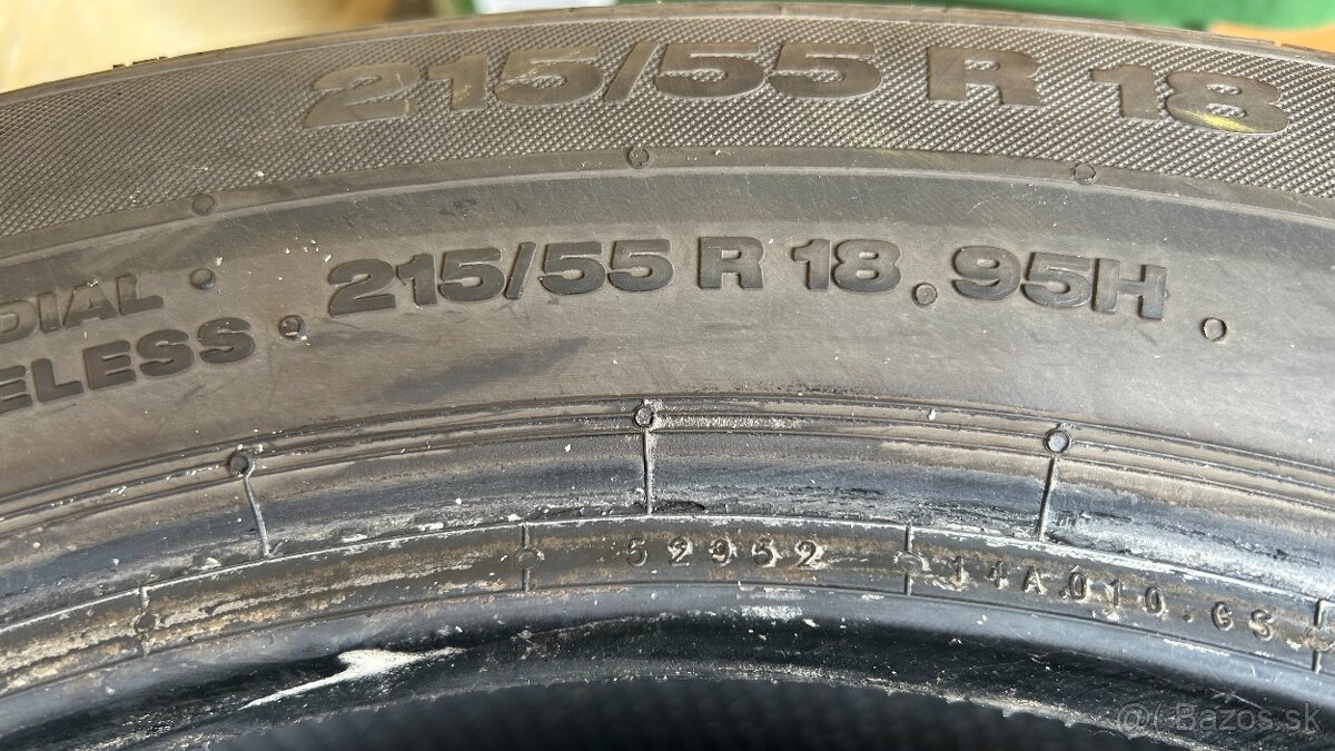 Pneumatiky Continental, 215/55 R18 95H