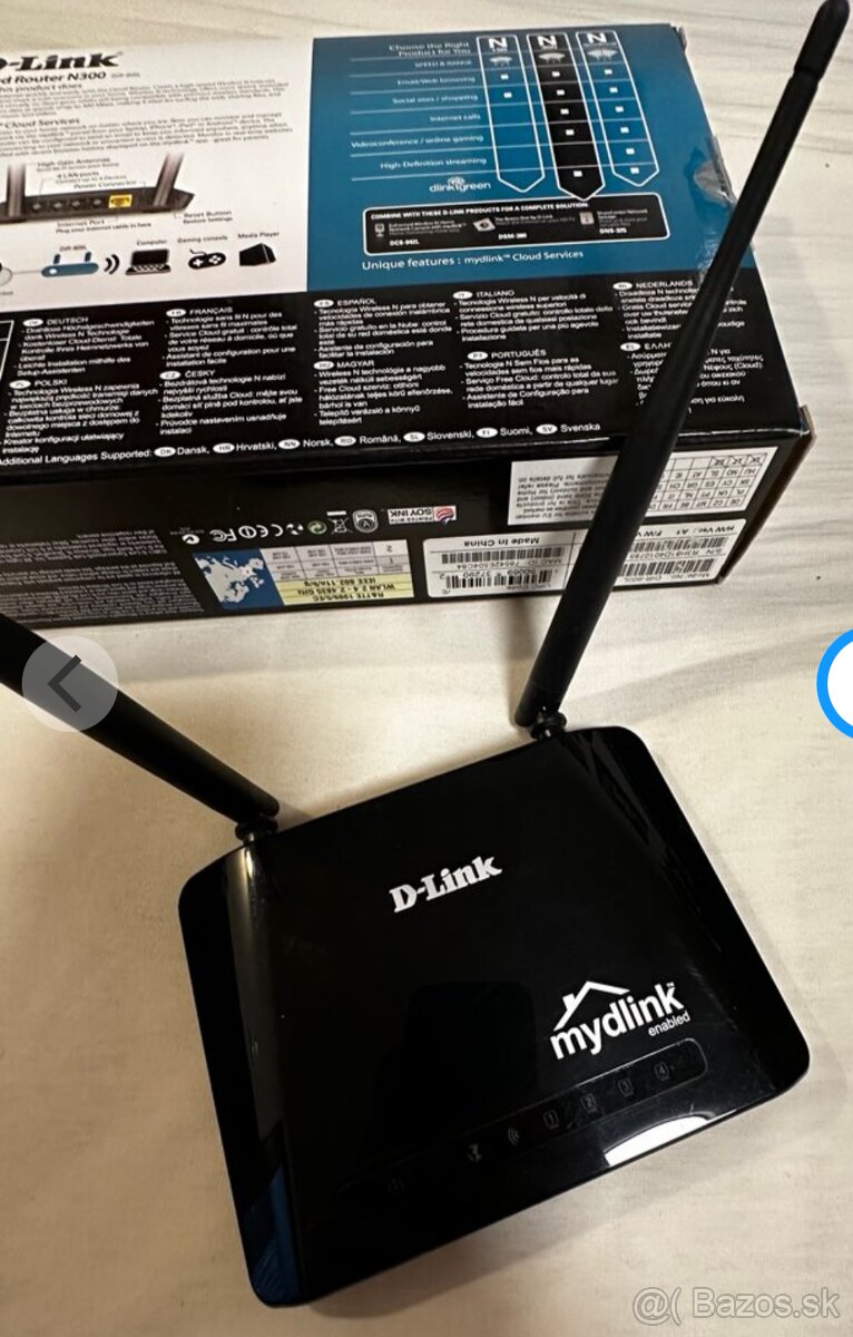 WiFi router D-LINK DIR-605L WIRELESS N 3