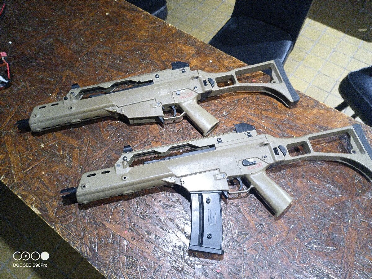 Predám zbrane aeg G36 JG V2 TAN 3kusy