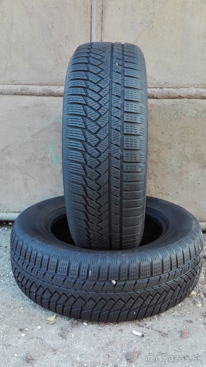 Predám 2-Zimné pneumatiky Continental WinterCont 215/65 R16