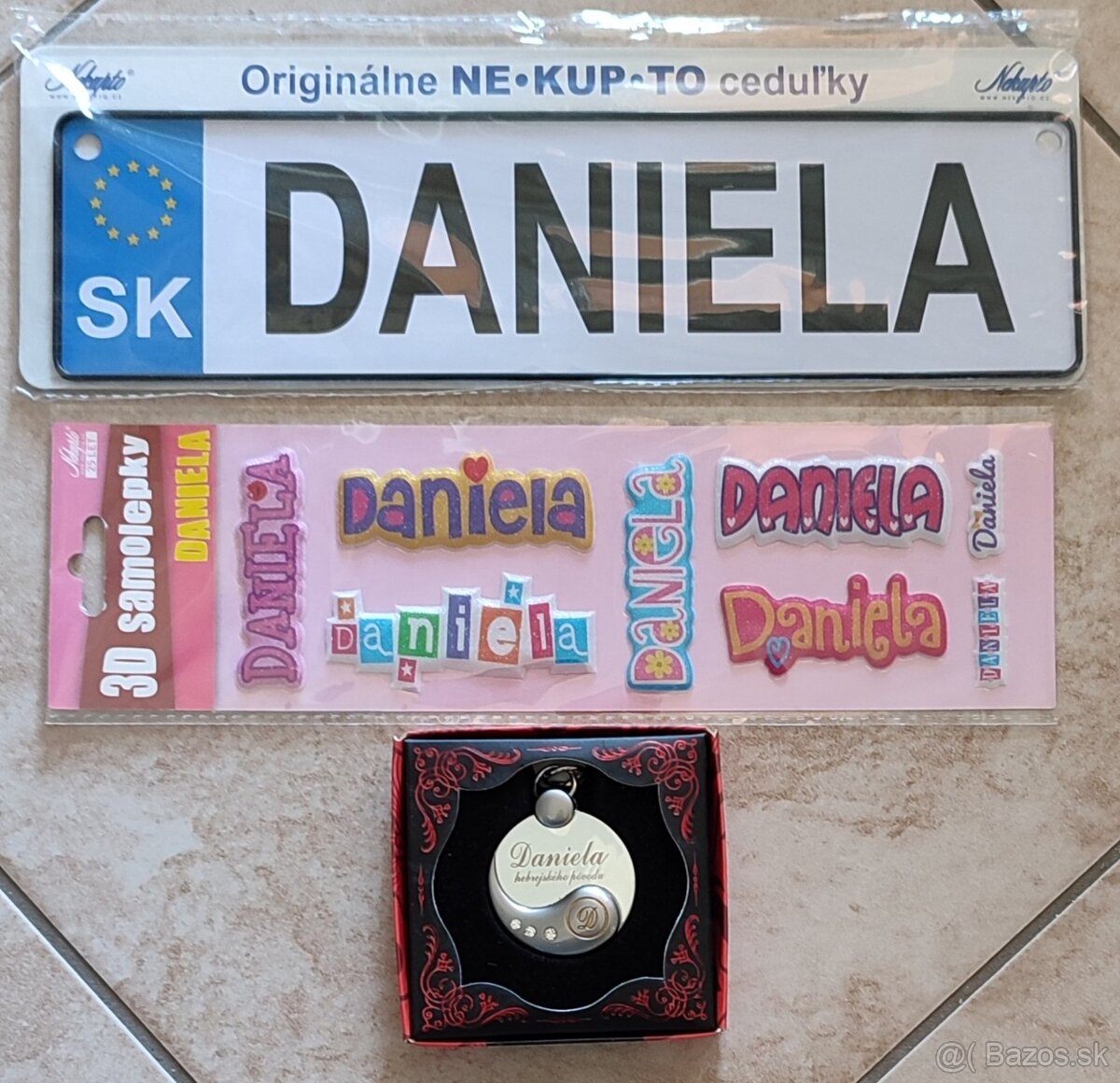 Darčekova sada s menom Daniela