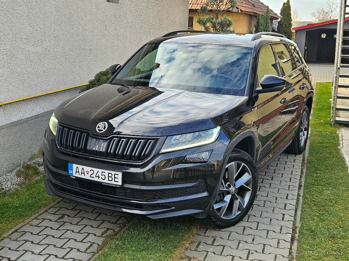 ŠKODA KODIAQ  SPORTLINE  BLACK PACKET LED MATRIX FULL ASIST