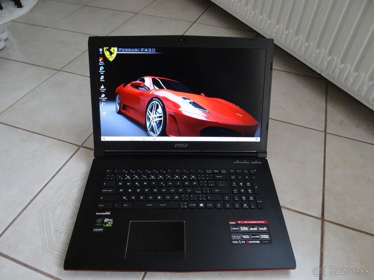 17.3" MSI Leopard /Core I5/16GB RAM/ 360GB SSD/ GTX950 Nvidi