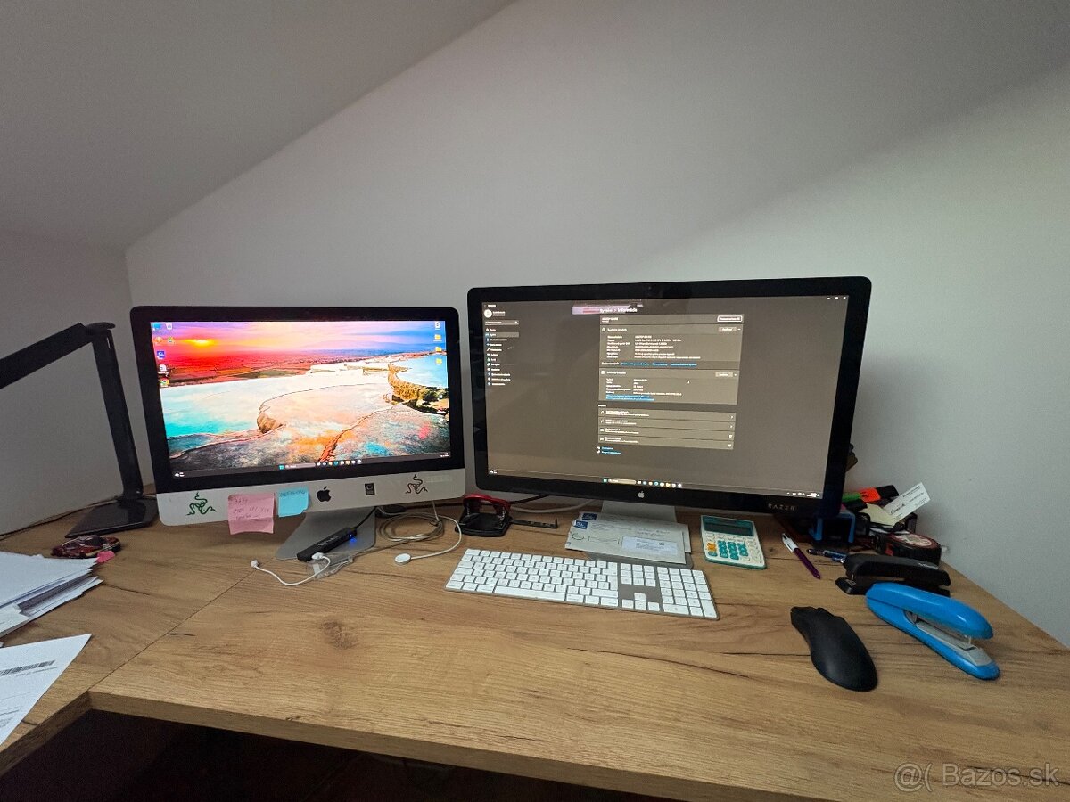 IMac 21,5” + Apple Monitor Thunderbolt 27”