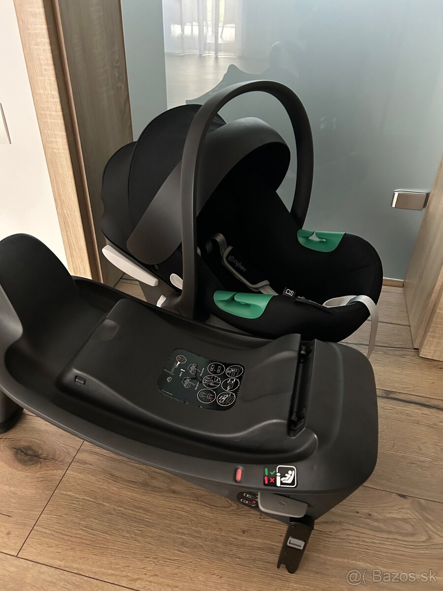 Predám Cybex Aton S2 Gold Moon Black vajíčko i - Size spolu