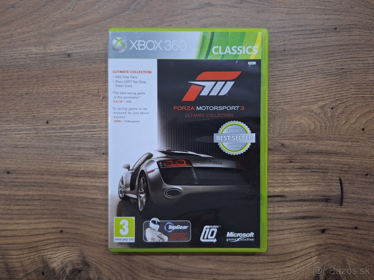 Hra na Xbox 360 - Forza Motorsport 3 Ultimate Collection