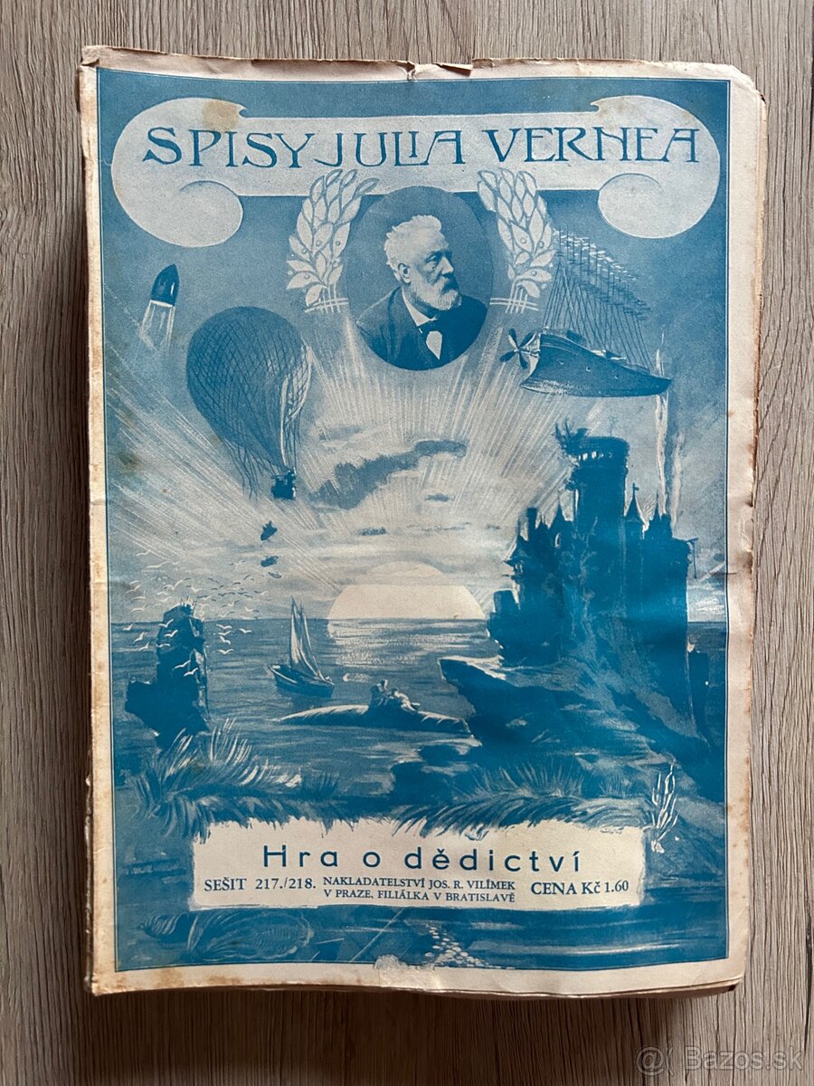 15x Jules Verne, Jos. R. Vilímek, zošity