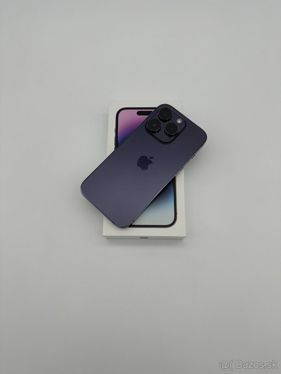 iPhone 14 Pro 128GB Deep Purple KOMPLET + DARČEK