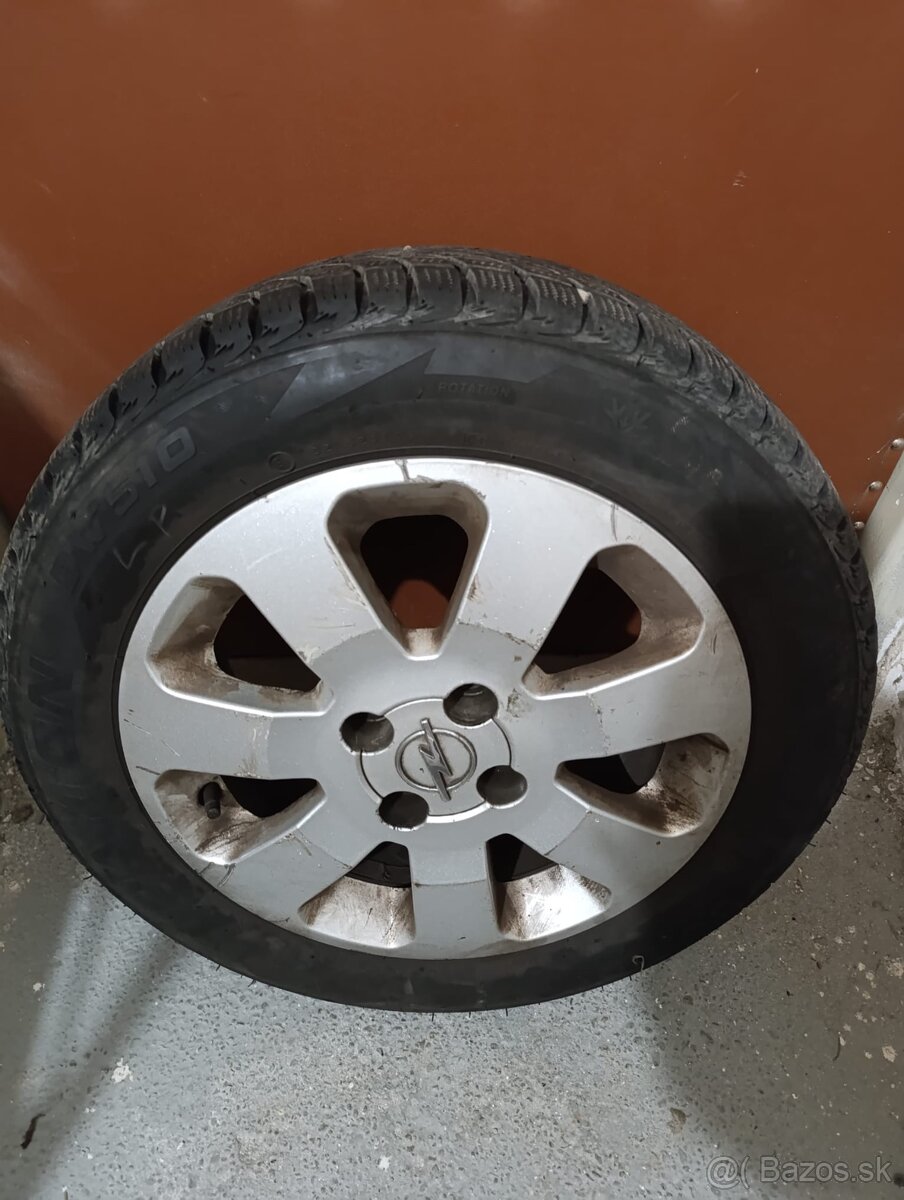 Predám zimné kolesá 185/60 R15 Opel Corsa