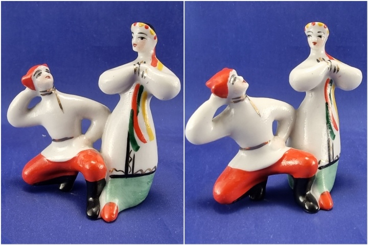 Staré porcelánové súsošie  - 7 cm