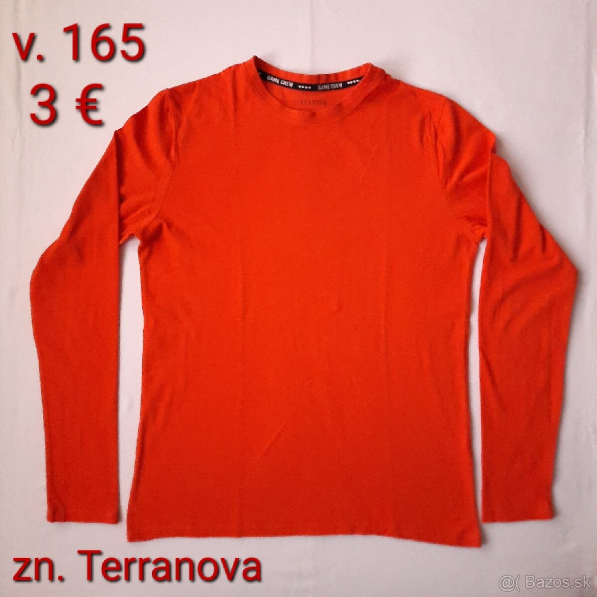 TRIČKO sýto oranžové chlapč. (v. 165) - 3 €